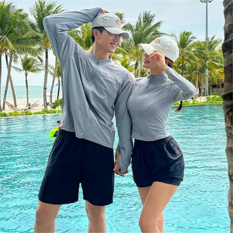 ジュタオピン] ペアルック ラッシュガード 水着 トラベル セクシー